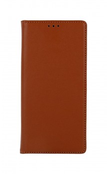 Knížkové pouzdro Forcell Leather SMART PRO na Samsung S22 Ultra hnědé