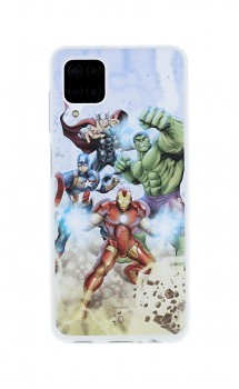 Zadní silikonový kryt Marvel na Samsung A12 Avengers 