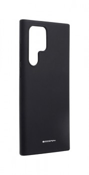 Zadní silikonový kryt Mercury Silicone na Samsung S22 Ultra černý