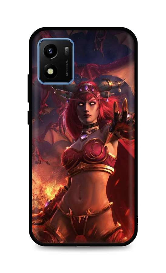 Zadní silikonový kryt DARK na Vivo Y01 Heroes Of The Storm