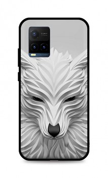 Zadní pevný kryt LUXURY na Vivo Y21s Bílý vlk