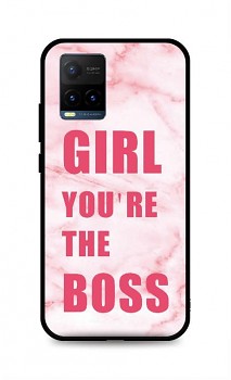 Zadní pevný kryt LUXURY na Vivo Y21s Girl Boss