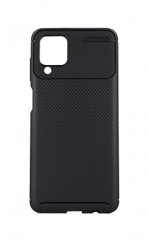 Zadní silikonový kryt Vennus Carbon Elite na Samsung A12 černý