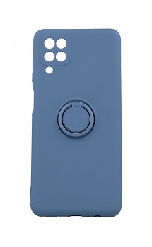 Zadní silikonový kryt Vennus RING na Samsung A12 modrý