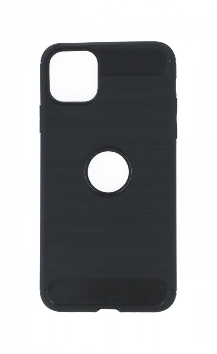 Zadní silikonový kryt na iPhone 11 Pro Max černý