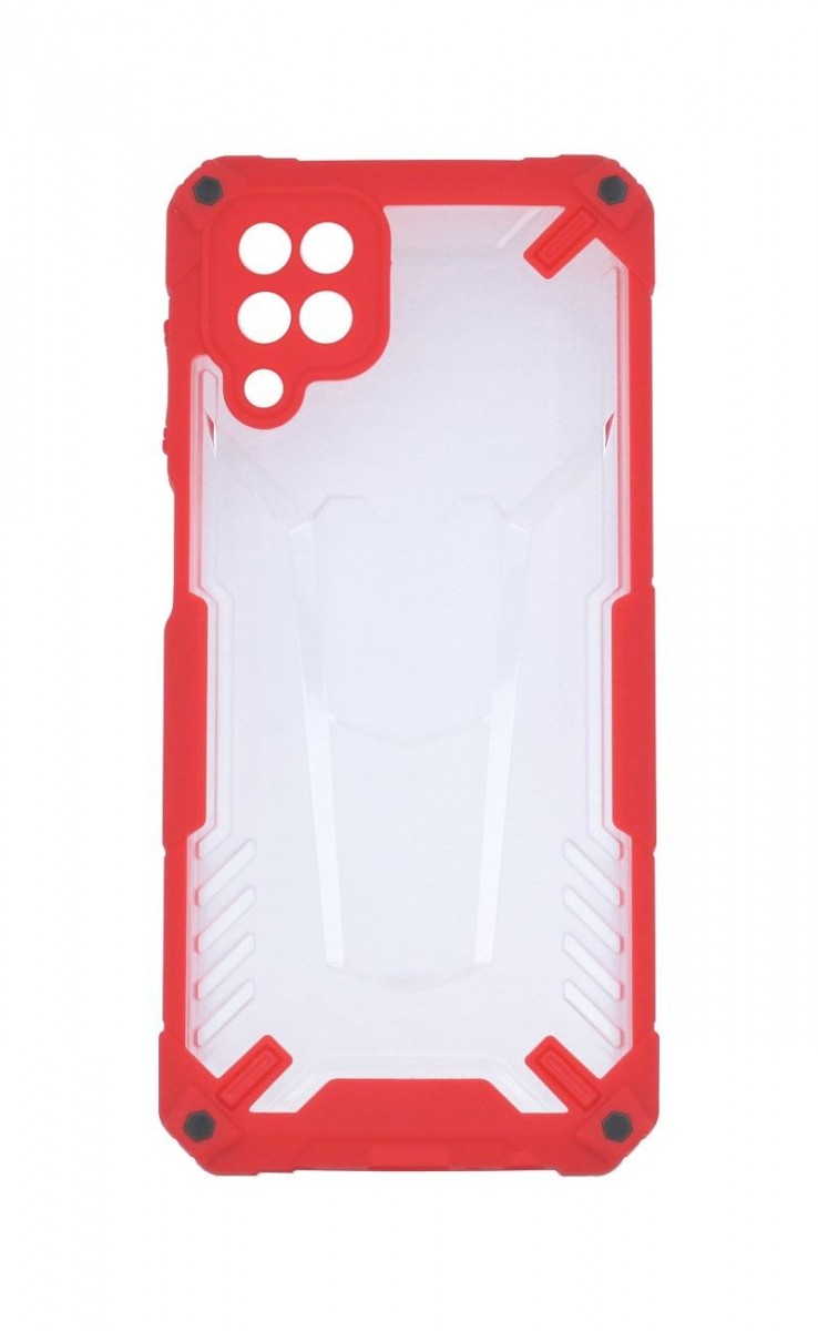 Levně Kryt TopQ Protect Hybrid Samsung A12 odolný červený 69467 (pouzdro neboli obal Samsung A12)