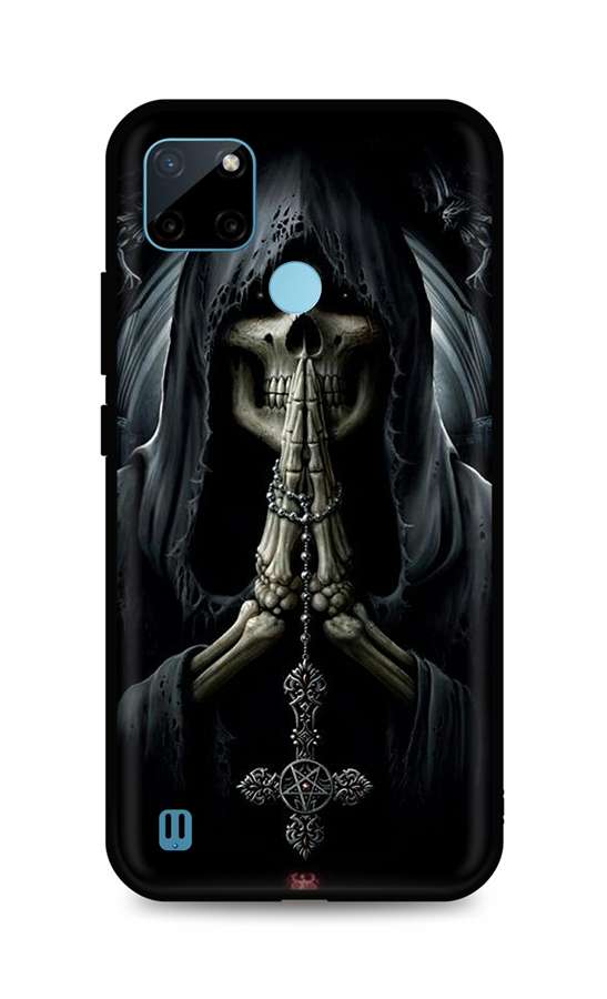 Levně Kryt TopQ Realme C21Y silikon Grim Reaper 69647 (pouzdro neboli obal na mobil Realme C21Y)