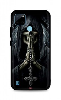 Zadní silikonový kryt DARK na Realme C21Y Grim Reaper