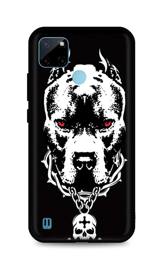 Levně Kryt TopQ Realme C21Y silikon Fighting Dog 69673 (pouzdro neboli obal na mobil Realme C21Y)
