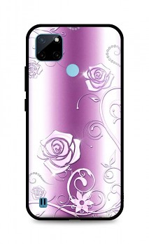 Zadní silikonový kryt DARK na Realme C21Y Abstract Roses
