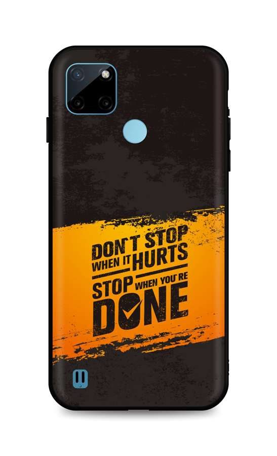 Levně Kryt TopQ Realme C21Y silikon Don´t Stop 69726 (pouzdro neboli obal na mobil Realme C21Y)