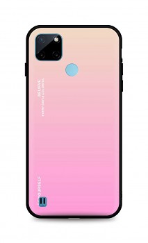 Zadní pevný kryt LUXURY na Realme C21Y duhový meruňkový
