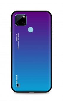 Zadní pevný kryt LUXURY na Realme C21Y duhový purpurový