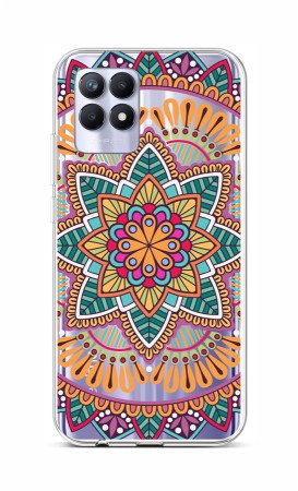 Levně Kryt TopQ Realme 8i silikon Happy Mandala 69810 (pouzdro neboli obal na mobil Realme 8i)