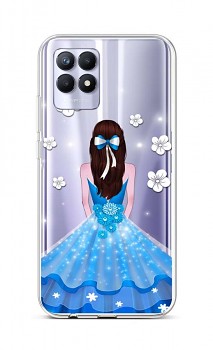 Zadní silikonový kryt na Realme 8i Blue Princess