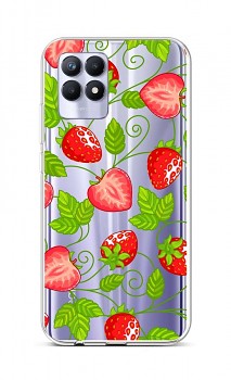 Zadní silikonový kryt na Realme 8i Strawberries