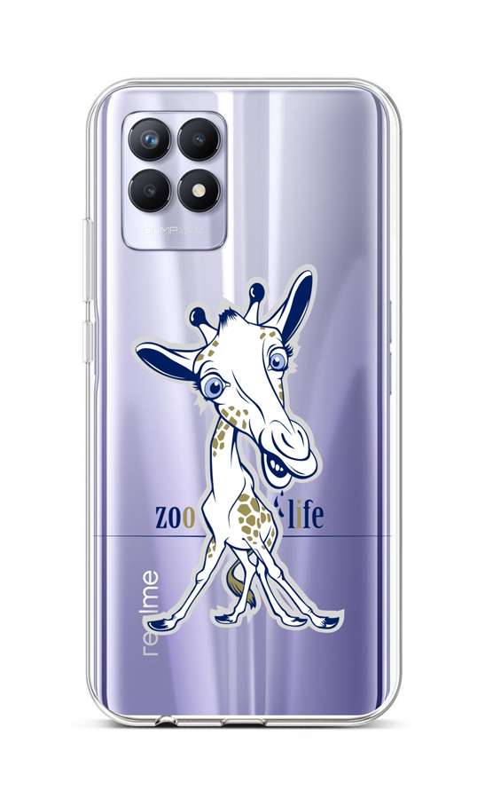 Levně Kryt TopQ Realme 8i silikon Zoo Life 69880 (pouzdro neboli obal na mobil Realme 8i)