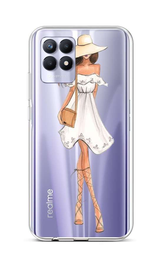 Levně Kryt TopQ Realme 8i silikon Lady 5 69885 (pouzdro neboli obal na mobil Realme 8i)