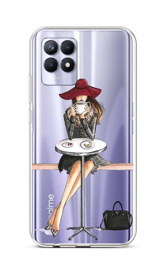 Levně Kryt TopQ Realme 8i silikon Lady 6 69886 (pouzdro neboli obal na mobil Realme 8i)
