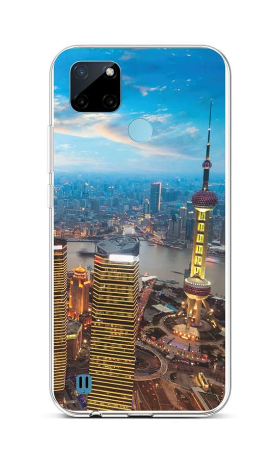 Levně Kryt TopQ Realme C21Y silikon City 69916 (pouzdro neboli obal na mobil Realme C21Y)