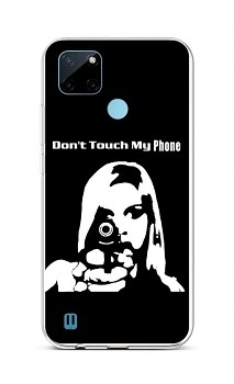 Zadní silikonový kryt na Realme C21Y Don't Touch Gun