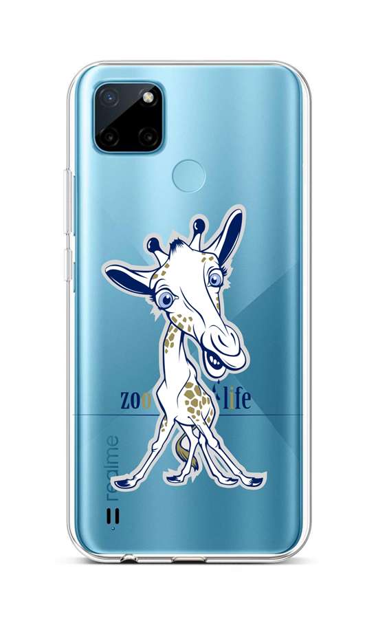 Levně Kryt TopQ Realme C21Y silikon Zoo Life 69928 (pouzdro neboli obal na mobil Realme C21Y)