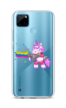 Zadní silikonový kryt na Realme C21Y Rainbow Gun