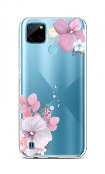 Zadní silikonový kryt na Realme C21Y Violet Blossom