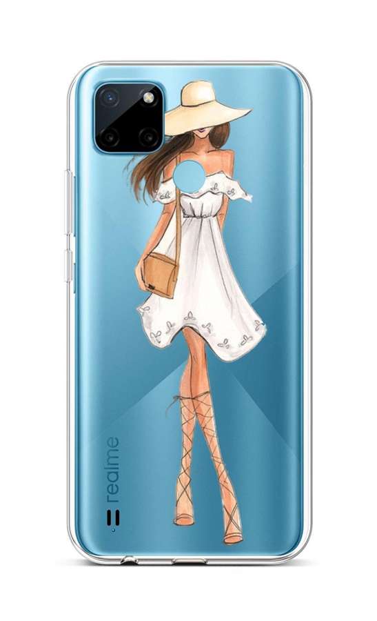 Levně Kryt TopQ Realme C21Y silikon Lady 5 69967 (pouzdro neboli obal na mobil Realme C21Y)