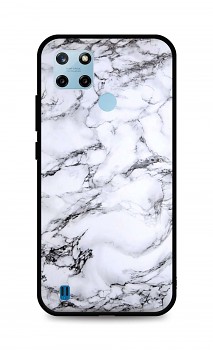 Zadní pevný kryt LUXURY na Realme C25Y Marble White