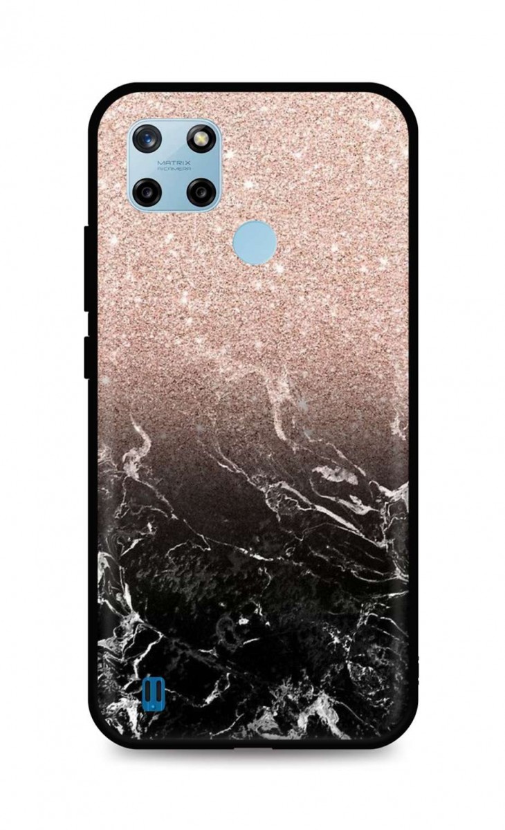 Levně Kryt TopQ LUXURY Realme C25Y pevný Sparkling Marble 69976 (pouzdro neboli obal na mobil Realme C25Y)