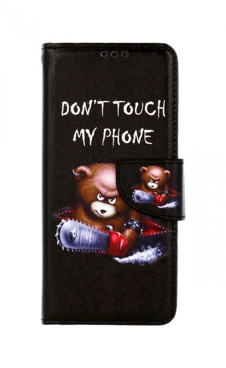 Knížkové pouzdro na Realme 8i Don´t Touch méďa 