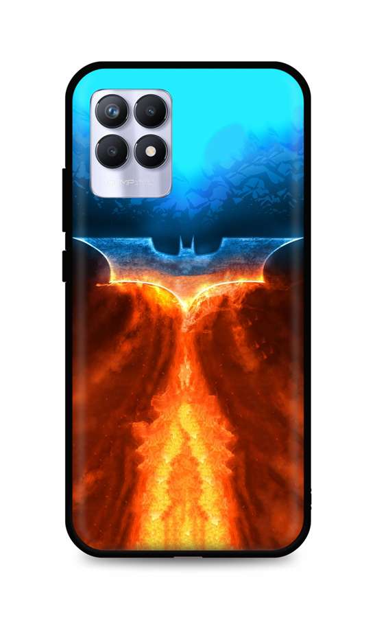 Levně Kryt TopQ Realme 8i silikon Fiery Batman 69992 (pouzdro neboli obal na mobil Realme 8i)