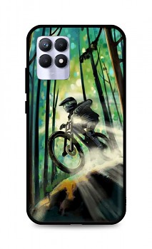 Zadní silikonový kryt DARK na Realme 8i Mountain Bike