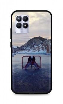 Zadní silikonový kryt DARK na Realme 8i Hockey Goalie