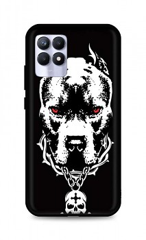 Zadní silikonový kryt DARK na Realme 8i Fighting Dog