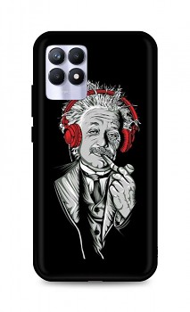 Zadní silikonový kryt DARK na Realme 8i Albert Einstein