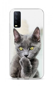 Zadní silikonový kryt na Vivo Y11s Koťátko
