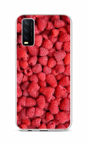 Levně Kryt TopQ Vivo Y20s silikon Maliny 70128 (pouzdro neboli obal na mobil Vivo Y20s)