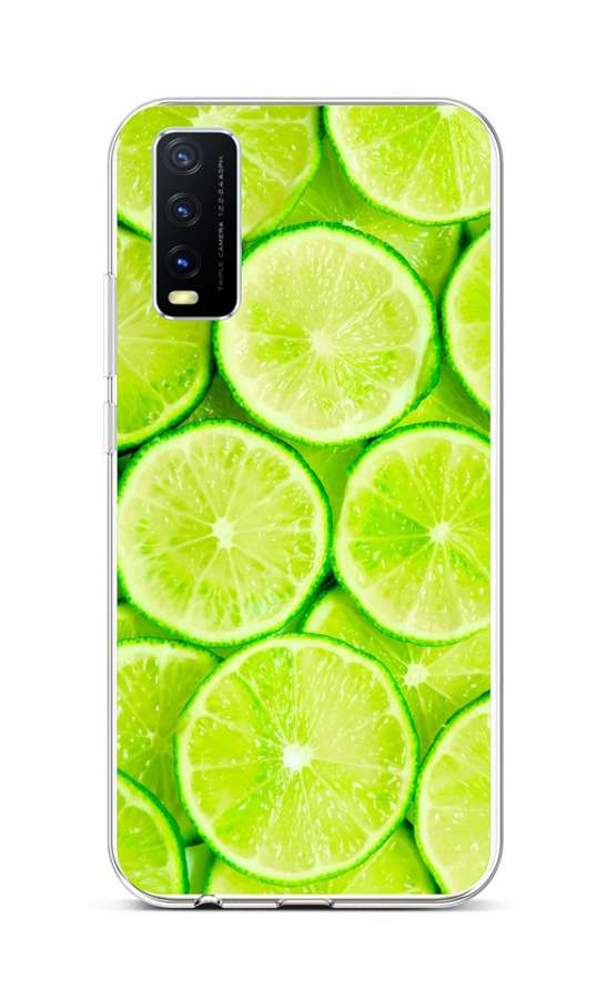 Levně Kryt TopQ Vivo Y20s silikon Limetky 70140 (pouzdro neboli obal na mobil Vivo Y20s)