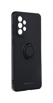 Zadní silikonový kryt Roar Amber na Samsung A73 5G černý