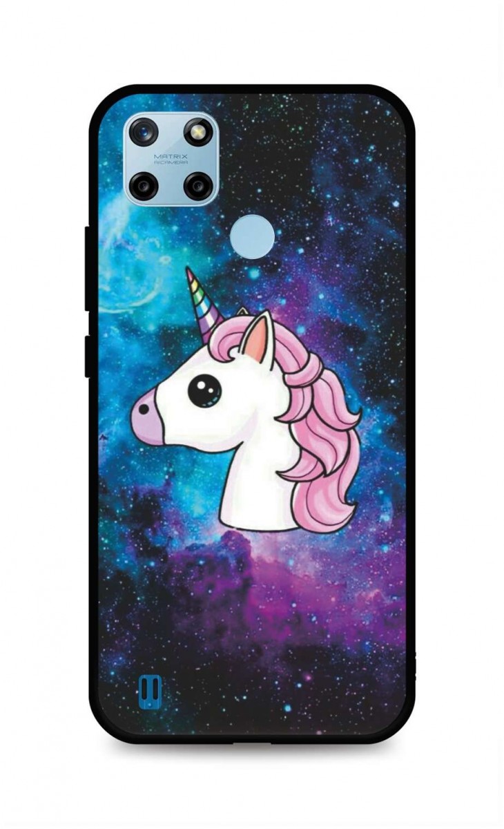 Levně Kryt TopQ LUXURY Realme C25Y pevný Space Unicorn 70216 (pouzdro neboli obal na mobil Realme C25Y)