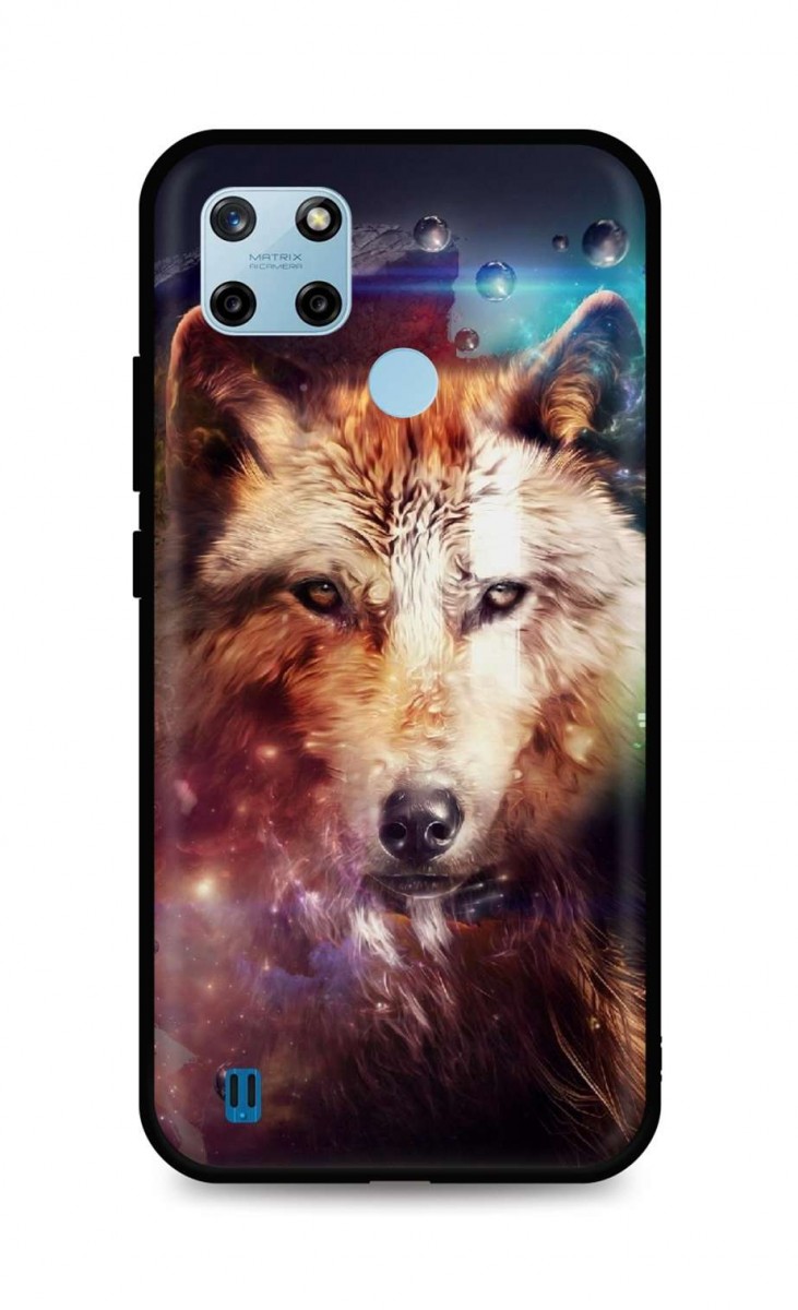 Levně Kryt TopQ LUXURY Realme C25Y pevný Wolf 70221 (pouzdro neboli obal na mobil Realme C25Y)