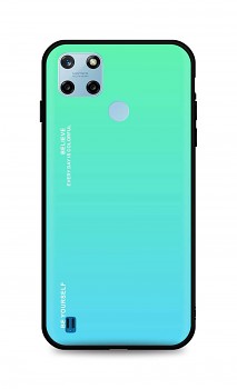 Zadní pevný kryt LUXURY na Realme C25Y duhový zelený