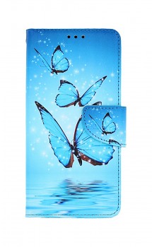 Knížkové pouzdro na Realme C21Y Modří motýlci