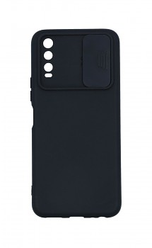 Zadní silikonový kryt Lens na Vivo Y20s černý