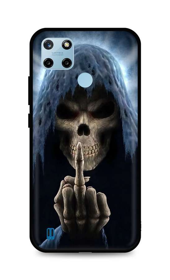 Levně Kryt TopQ Realme C25Y silikon Fuck Off 70497 (pouzdro neboli obal na mobil Realme C25Y)