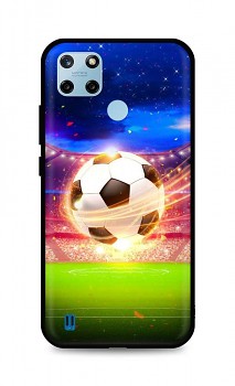 Zadní silikonový kryt DARK na Realme C25Y Football Dream