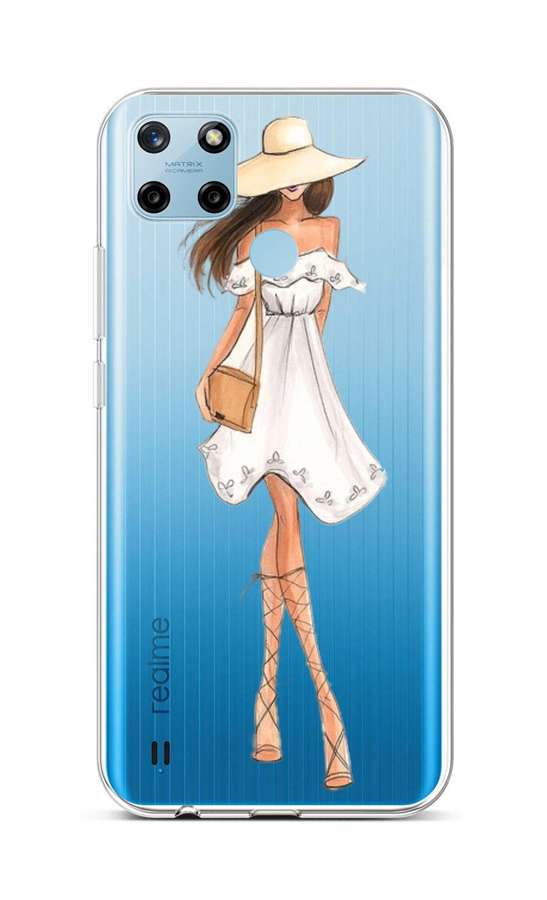 Levně Kryt TopQ Realme C25Y silikon Lady 5 70505 (pouzdro neboli obal na mobil Realme C25Y)