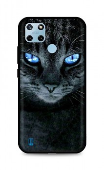 Zadní silikonový kryt DARK na Realme C25Y Dark Cat